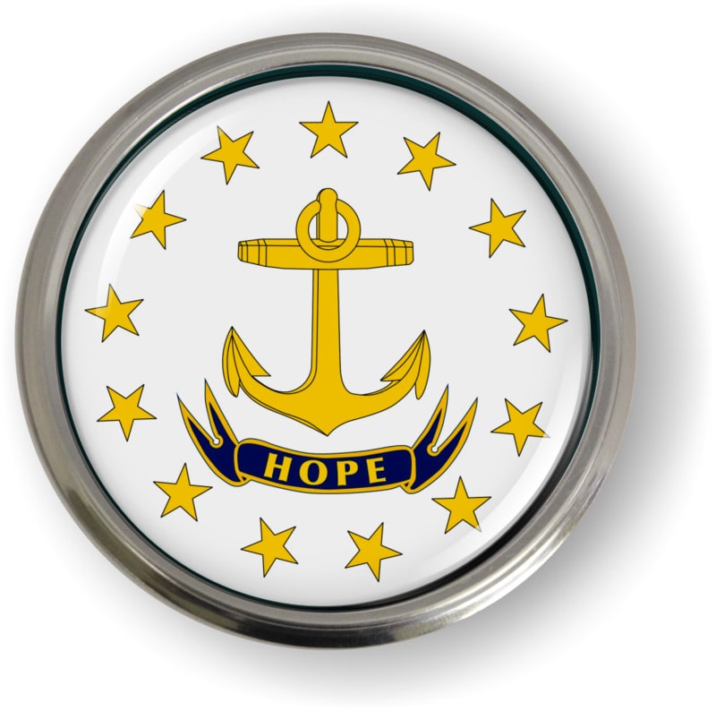 Rhode Island - State Flag Emblem